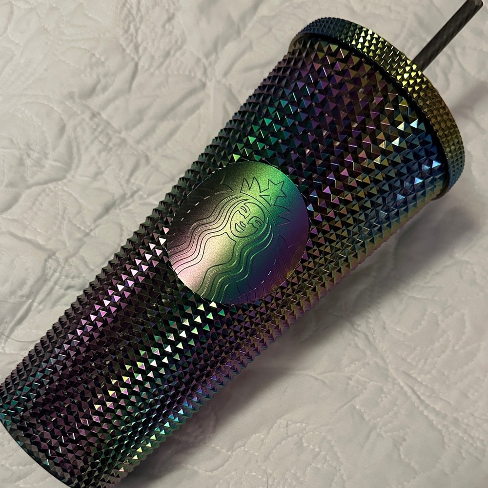 Starbucks Multicolor Studded Tumbler Venti New Iridescent Rainbow